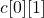 c[0][1]