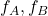 f_A,f_B
