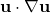 \mathbf{u} \cdot \nabla \mathbf{u}