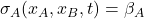 \sigma_A(x_A,x_B,t) = \beta_A