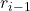 r_{i-1}
