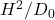 H^2/D_0