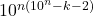 10^{n(10^n-k-2)}
