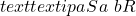 text{textipa{S{&a}~bR}}