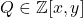 Q \in \mathbb{Z}[x, y]