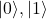 {|0\rangle,|1\rangle}