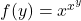 f(y) = x^{x^y}