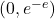 (0,e^{-e})