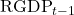 \text{RGDP}_{t-1}