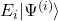 E_{i}|\Psi ^{(i)}\rangle