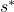 s^*
