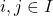 i,j \in I
