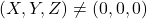 (X,Y,Z) \neq (0,0,0)