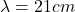\lambda=21 cm