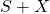 S + X
