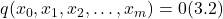 q(x_0, x_1, x_2, \ldots, x_m) = 0 (3.2)