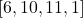 [6,10,11,1]