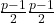 \frac{p-1}{2} \frac{p-1}{2}
