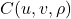 C(u,v, \rho)