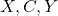 X, C, Y
