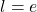l = e