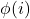 \phi(i)