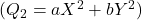 ( Q_2 = aX^2 + bY^2 )