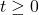 t\ge0