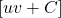[uv + C]