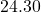 24.30