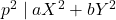 p^2 \mid aX^2 + bY^2
