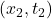 (x_2, t_2)