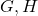 G,H