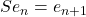 S e_n = e_{n+1}