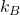 k_{B}