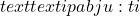 text{textipa{bju:ti}}