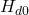 H_{d0}