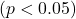 (p<0.05)