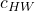 c_{HW}