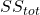 SS_{tot}