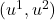 (u^{1}, u^{2})