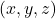\ohm (x,y,z)