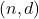 (n, d)