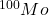^{100}Mo