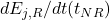 dE_{j,R}/{dt}(t_{NR})