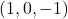 (1, 0, -1)