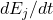 d E_j / d t