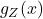 g_{Z}(x)