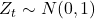 Z_t \sim N(0,1)