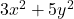 3x^2 +5y^2